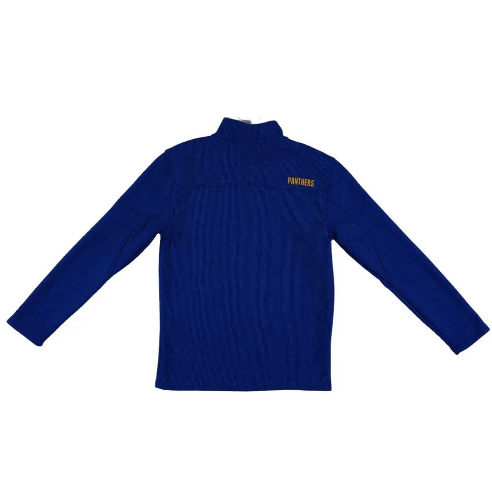 Colosseum NCAA Pitt Panthers Jacket Men's Size Small Blue Full Zip Pockets